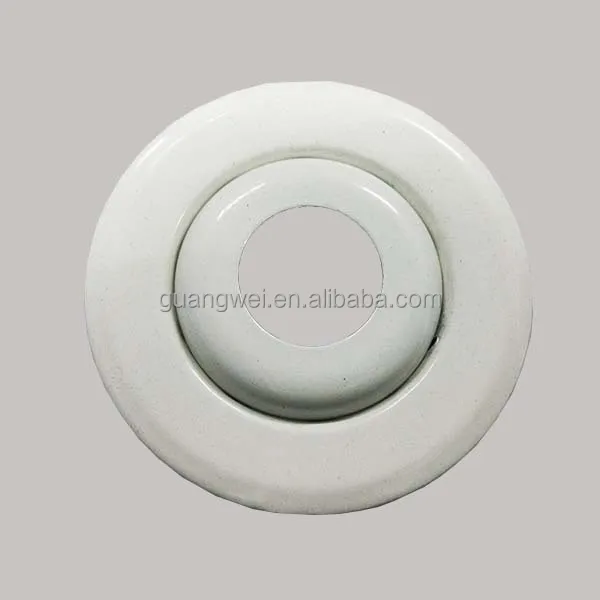 Fire Sprinkler Covers - 4-Pack Decorative Escutcheon Plates, White, Protects Sprinkler Heads