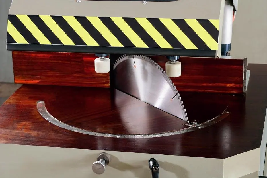 KT-328M Manual Single Head Aluminum Cutting Machine with 90 degree rotation table