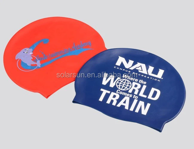 Waterproof 100% Adult Funny Swim Cap Long Hair Silicone High Elasticity SwimmingCap For Man And Women