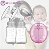 100% Food Grade PP+Silicone baby bpa free suction best portable breast pump electric