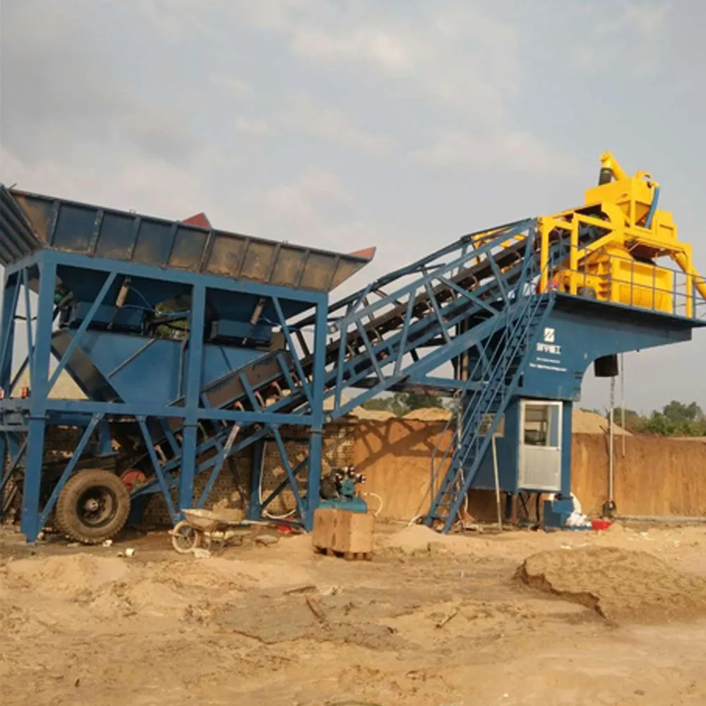 Yhzs25 Small Mobile Concrete Batching Plant For Sale - Buy Mobile ...