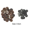 Niuniu Daddy 3.5/2.8/2.5/2.2/2cm Round Plastic Clear Toy Eyeballs With Hard Washer For Teddy Bear Panda Animals Plush Doll