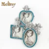 Resin Angel Statue 4x4'' and 4x6'' Set 3 Picture Holder Photo Frame for Home Decoration
