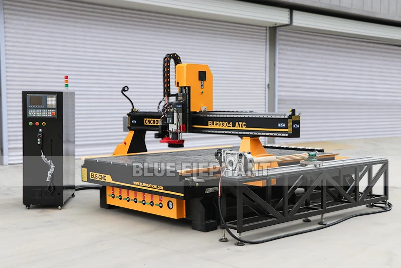 CNC blue elephant mdf cutting machine 4 axis 2030
