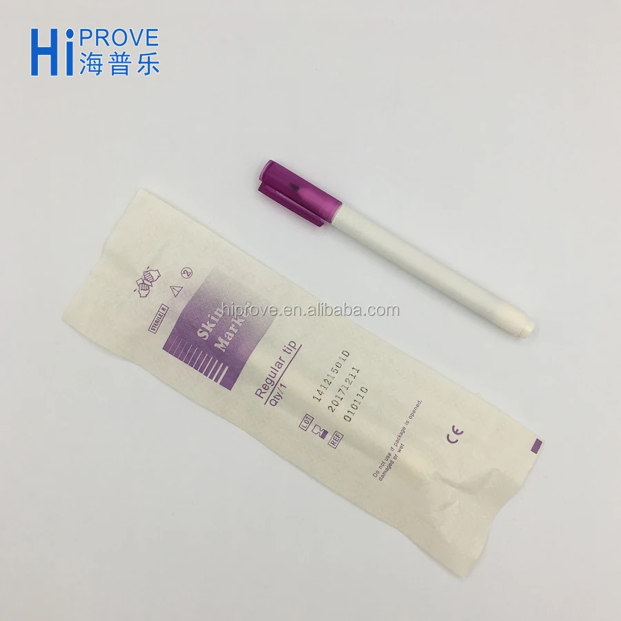 Medical Sterile Nontoxic 0.5mm 1.0mm Surgical Safe Skin Marker Pen