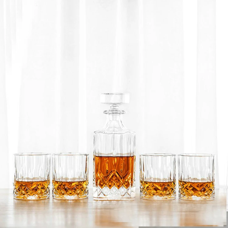 Hot Selling Leadfree Crystal Double Old Fashioned Glass Whiskey Glass