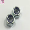 Zinc Plated Hex Nylon Insert Lock Nut DIN985 , Grade 8.8 Hex Bolt And Nut