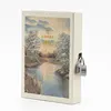Custom Made Cute Notebook girls lock Diary With Lock And Key