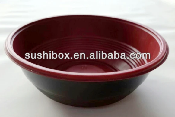 
Disposable microwave bowl for hot miso soup 