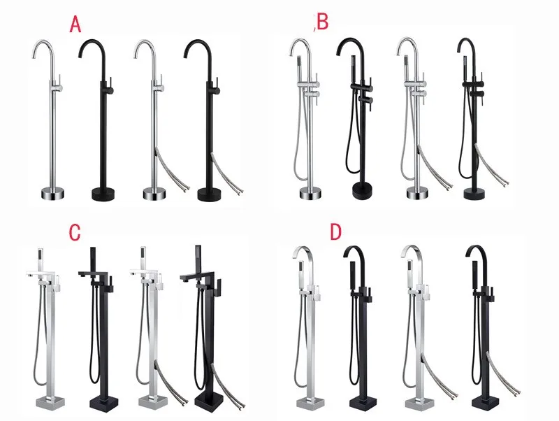 Brushed Gold Freestanding Bathtub Faucet Filler Bath Tub Faucet Buy