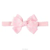 New Fashion summer Handmade DOT ribbon hair Bows with elastic Headbands For Kids Girls bowknot HA-1092
