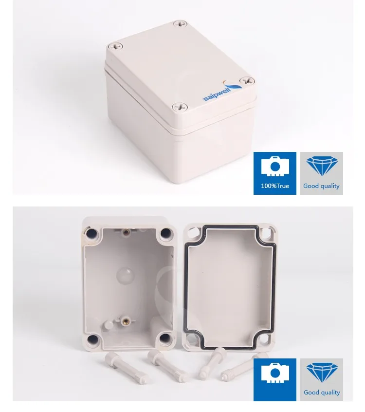 Ce Waterproof Ip66 Plastic Switch Junction Box Abs/pc Thin Plastic ...