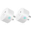 UK Standard White Wifi Smart Plug Power Socket With App Wireless Remote Control Wall Plug For IOS home automation wifi socket