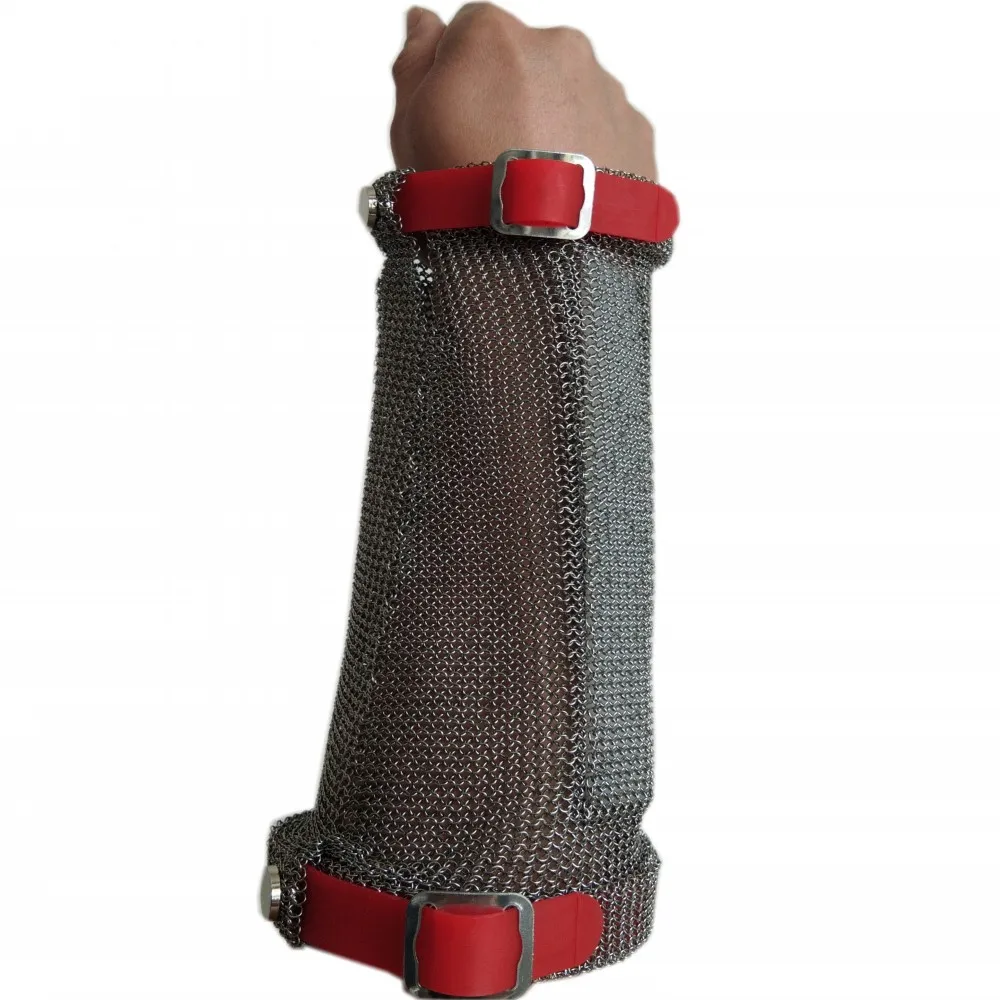 stainless steel metal mesh arm guard with 19cm length