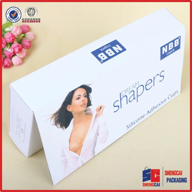 Foldable Paper Printed Silicon Bra Packaging Box Design Buy Bra