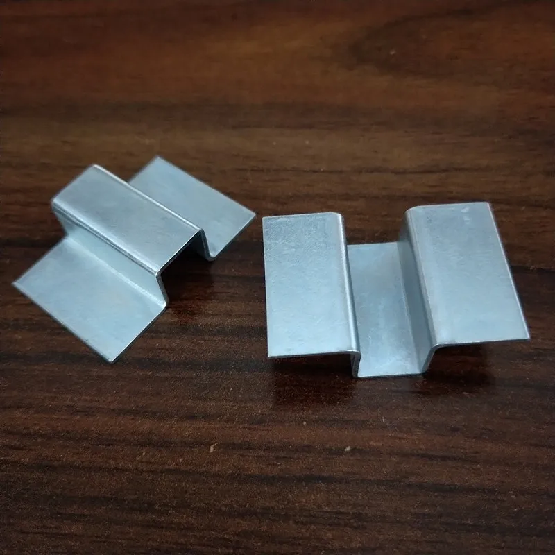 3/8" Stamping Galvanized Steel Damper Blade Clip For Ductwork System