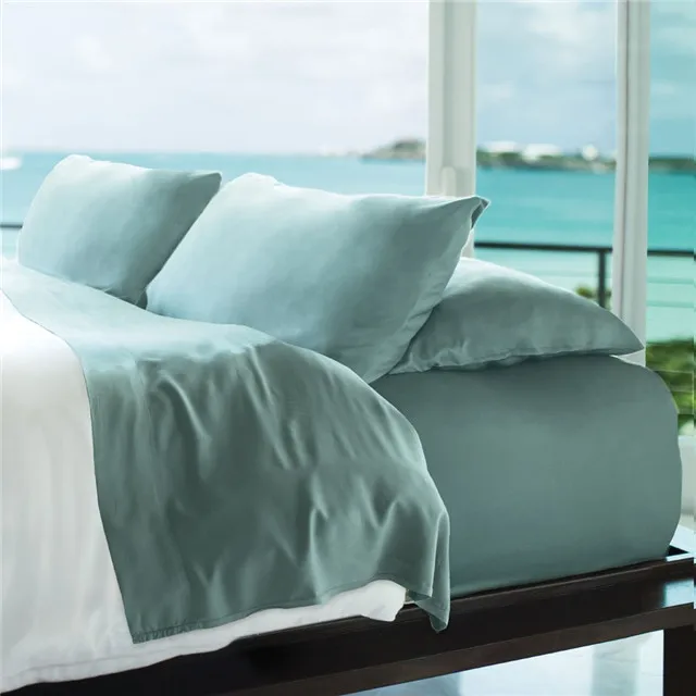 King Cal King Sea Color Silky Soft 100 Rayon From Bamboo Duvet