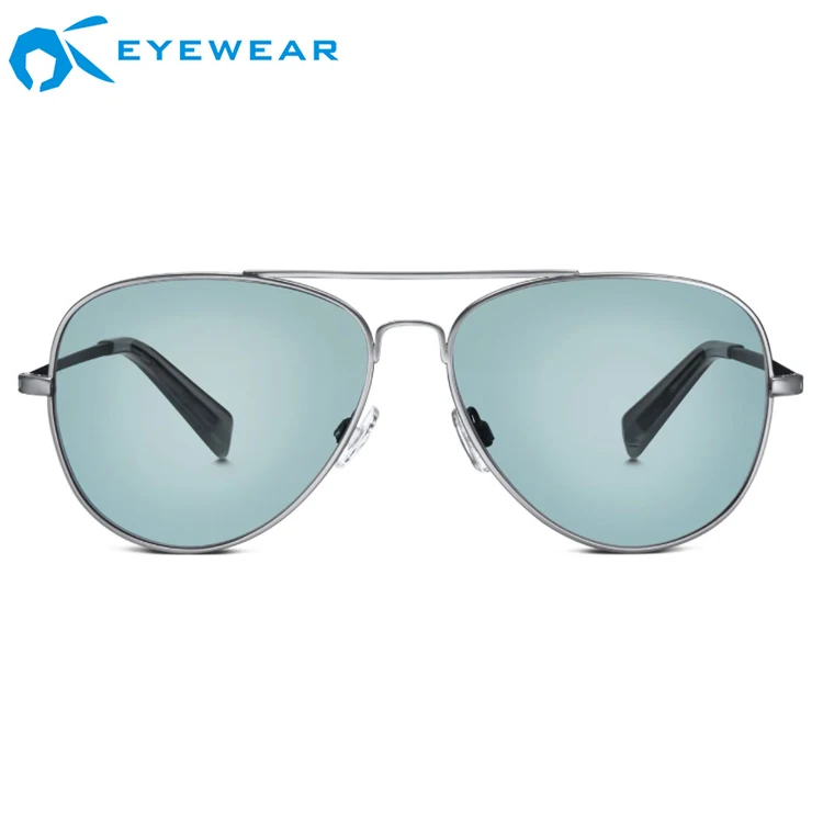 OUBAO Glasses Ovel Clear Lens Fashion Eyewear Metal Frame Glass