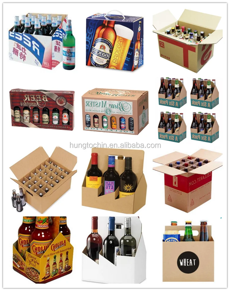 Durable Standard Beer Bottle Carton Box With Partition - Buy Durable