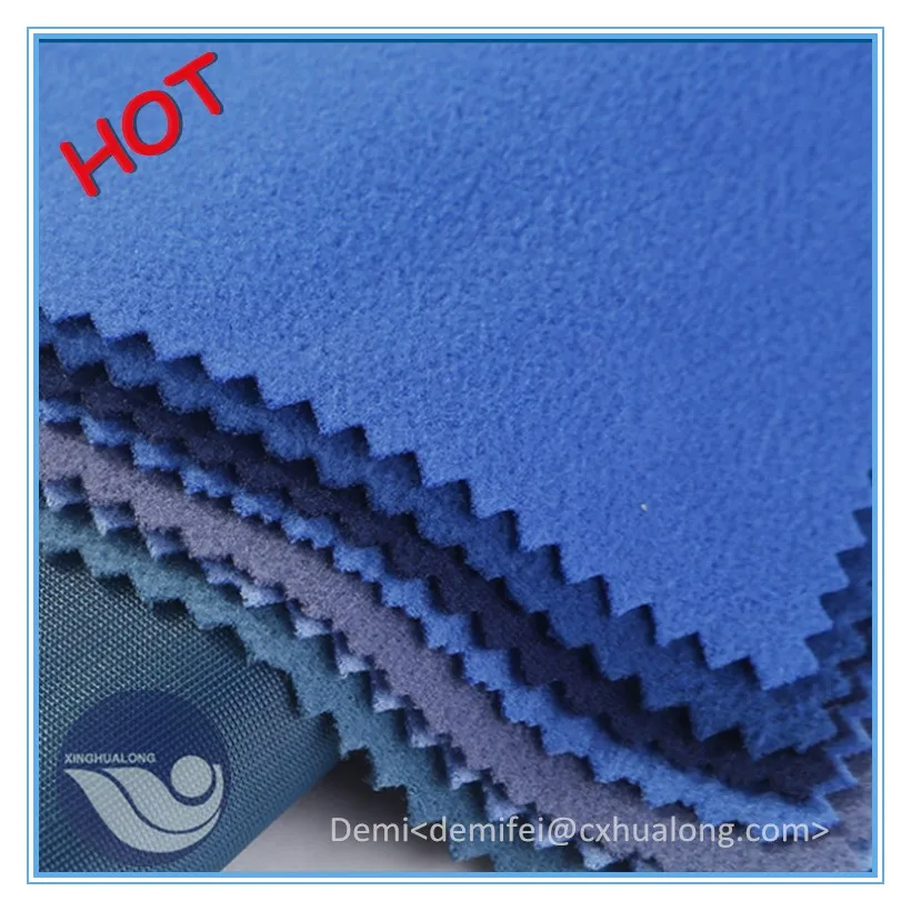 China 100 Polyester Knitted Brushed One Side Fleece Fabric Tricot ...