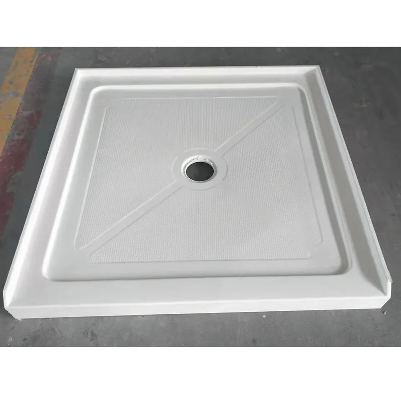American Square Style Acrylic Shower Trays With Anti Slip Surface High