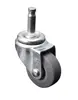 EDL 1.5 Inch Small Mini Casters Wheels 30Kg TPE Wheels Castors Stem Swivel Rotation Roller Industrial Casters for trolley cart
