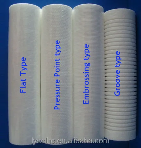 High filtration 10 20 inch big blue wine sediment filter/PP water filter element