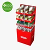 Supermarket Promotional Pop Compartment Cardboard Display For Spices