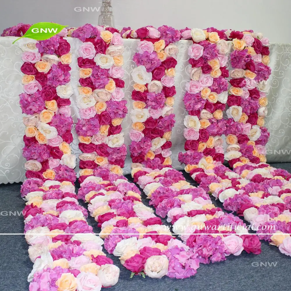 Gnw Roll Up Flower Wall Flower Wall Mat Decoration For Wedding