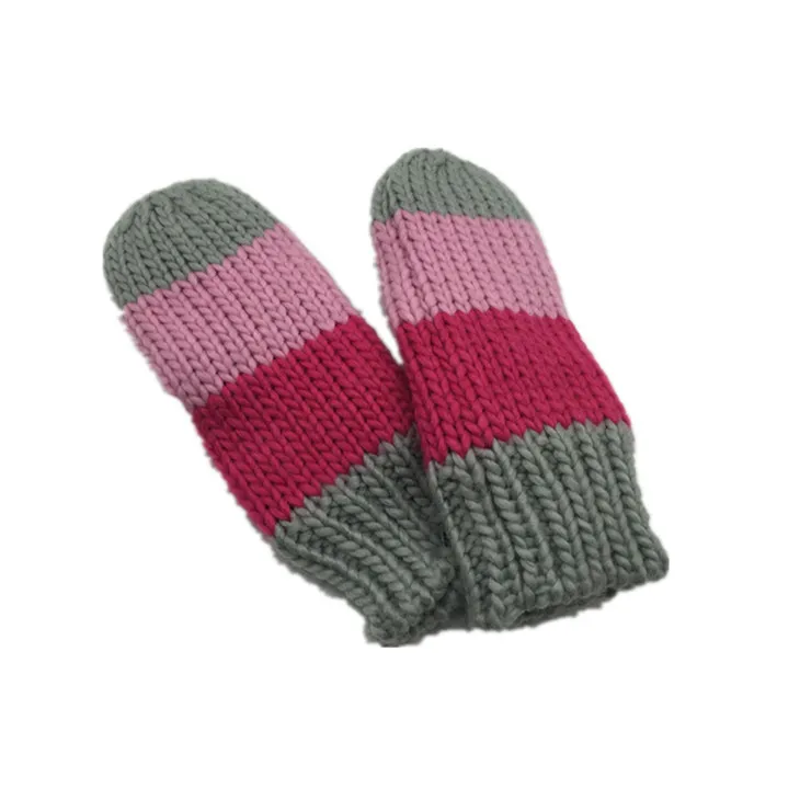kids mittens knitted gloves pattern