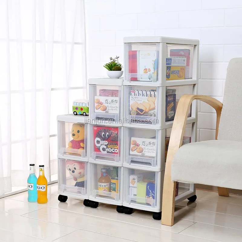 Kiekie Kiekie Plastic Sundries Drawers Storage Box No Kitchen, Laiki ipu