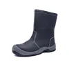 Embossed Action Leather S3 Steel Toe and Steel Plate Labor Shoes