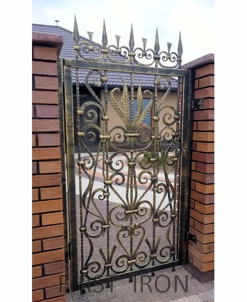 Luxury Golden Indian House Main Gate Designs Manual Swing Single Iron Garden Gate Buy Indian House Main Gate Designs Front Gate Designs Factory Main Gate Designs Product On Alibaba Com