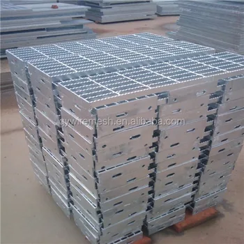 Removable Galvanized Steel Stairs Non Slip Stainless Steel Stair Treads