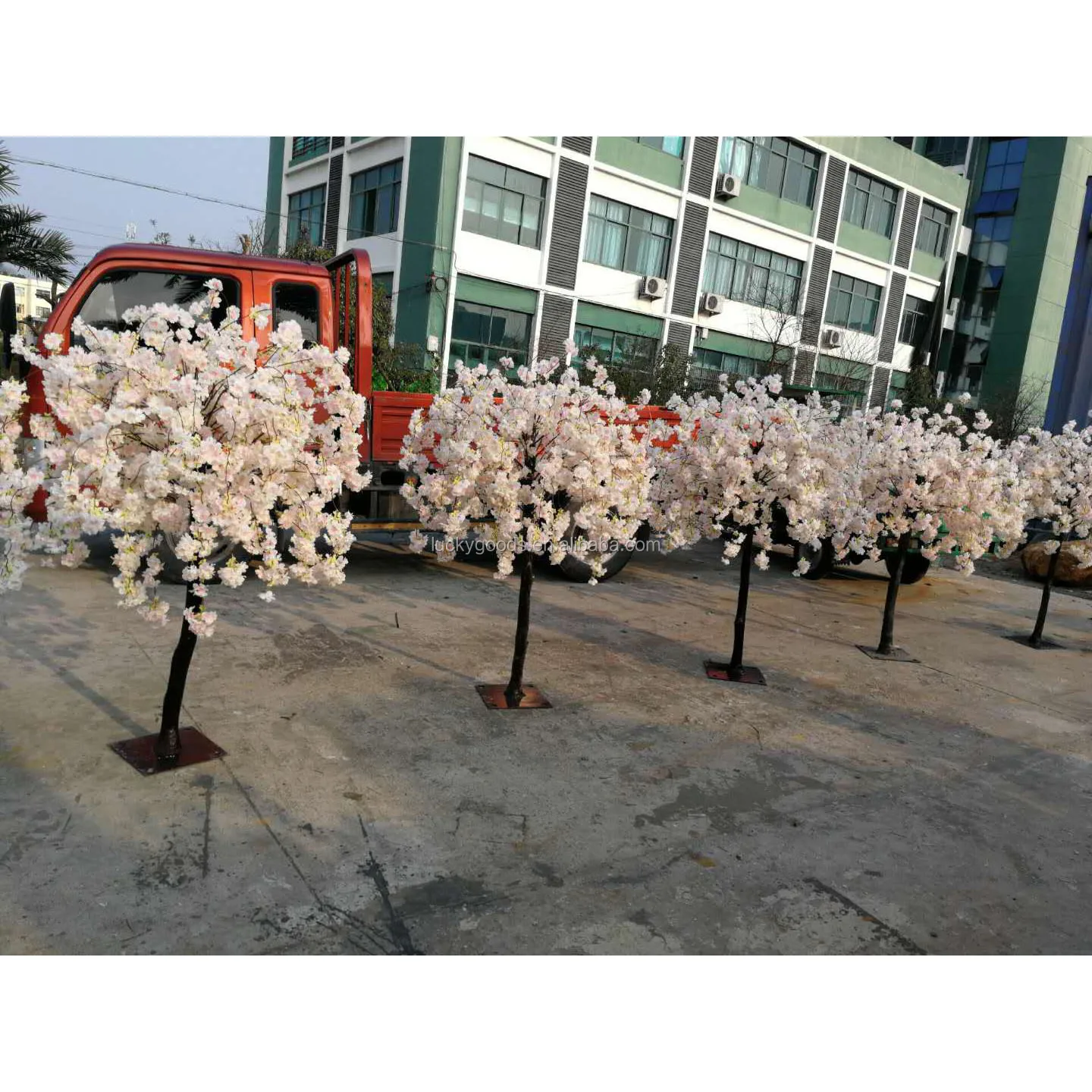 Lg201808311 Artificial White Blossom Wedding Flower Tree For Walkway Decoration Buy Wedding