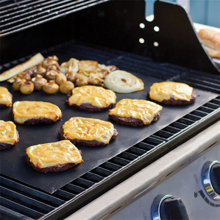 Hot Sale Ptfe Reusable Easy Clean 100 Nonstick Bbq er Grill Mat