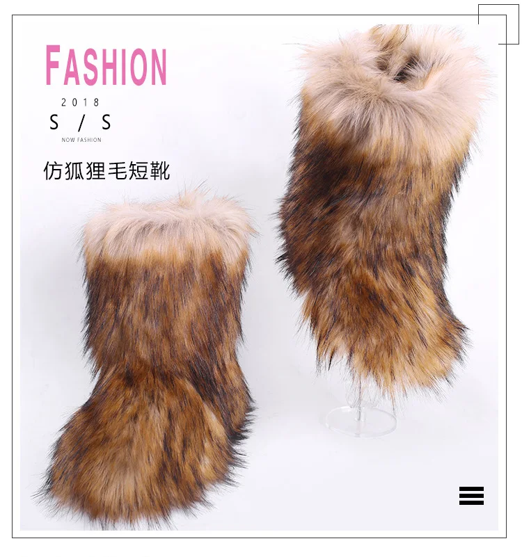faux fur boots wholesale
