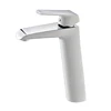 modern design chrome and white sanitary ware bathroom brass copper tall wash basin faucet mixer tap