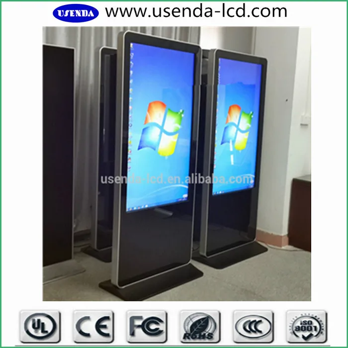 Professional Shopping Center 55 Inch Mirror Touch Screen Lcd