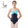 basic leotards back cross camisole leotards for women