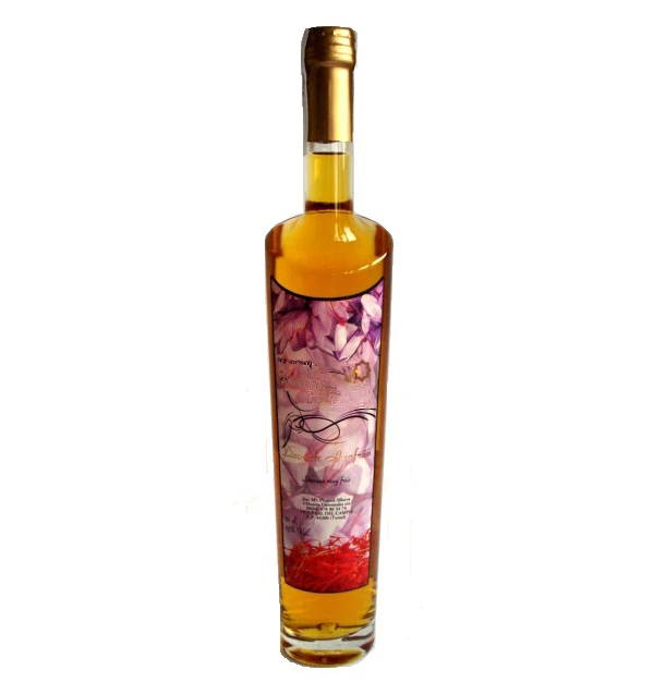 herbal liqueur with saffron