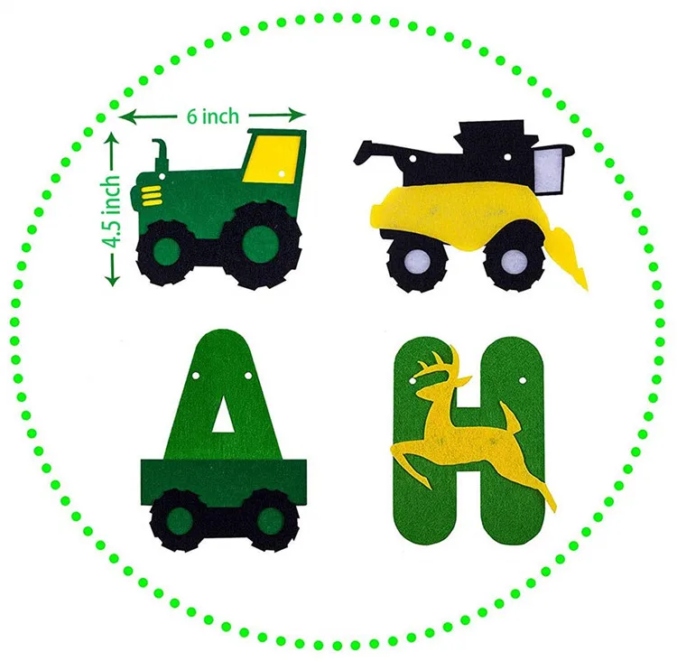 Tracteur Agricole A Theme John Deere Decorations De Fete Tracteur Vert Fournitures De Fete Cadeaux Pour Filles Et Garcons Buy Fournitures De Fete D Anniversaire Decoration De Fete D Anniversaire De Camion Fete D Anniversaire De Pompier Pompier Product On