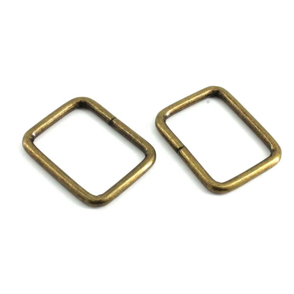 Competitive Iron Rectangle Buckle For Bag Strap Silver Plated Rectangle Belt Buckle For Handle