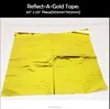 A-REFLECTIVE GOLD HEAT SHIELD TAPE FOR THERMAL RACING ENGINE(502mm*502mm)Piece