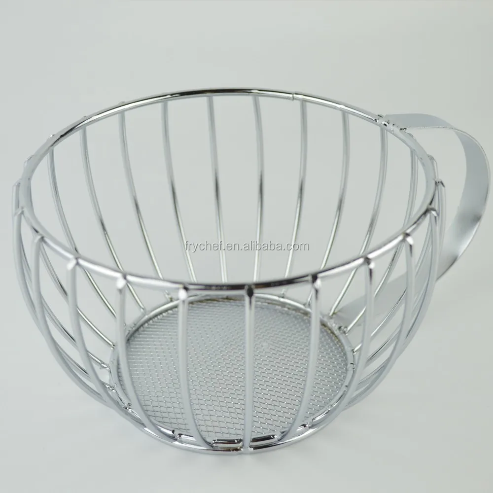 2016 Hot Sale Wire Plated Fried Chicken Mini French Fries Serving