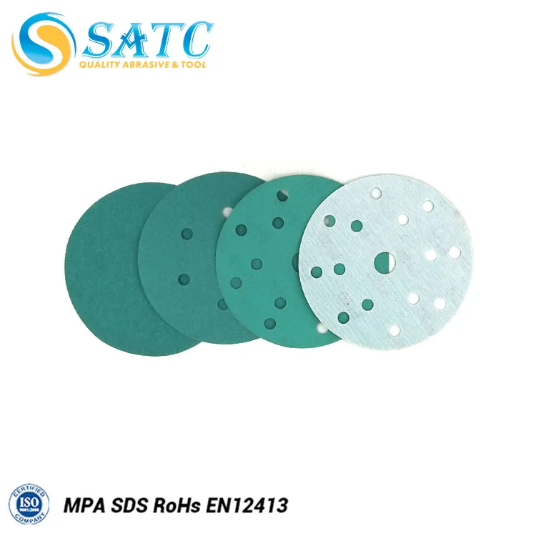 150 Mm Sanding Discs Car Repair Green Sanding Paper For Polishing Buy