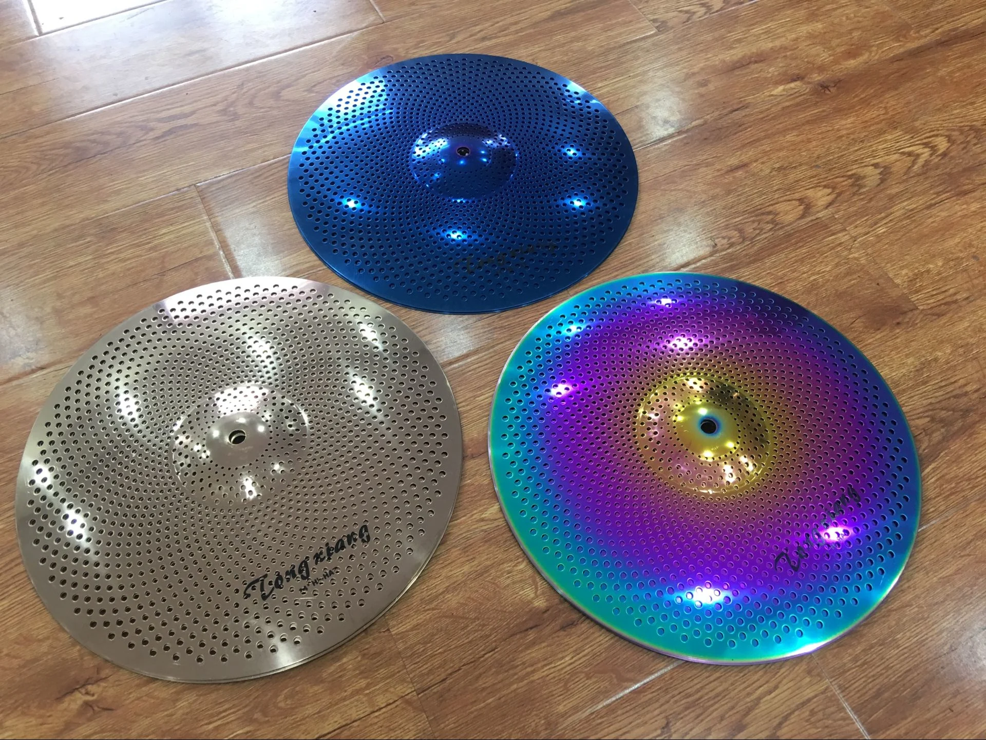 Silent Cymbals Mute Cymbals Set 14 Hihat 16 Crash 20 Ride Cymbals For