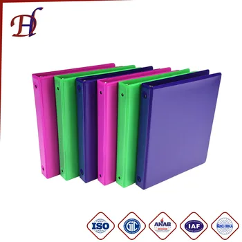 2017 New Fashion Colorful Printing A4 Size 3 Ring Binder Design