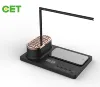 Flexible desk led lamp wireless charger with Built-in Wireless Bluetooth Speaker, wireless charging pad, Flicker Free Eye-caring