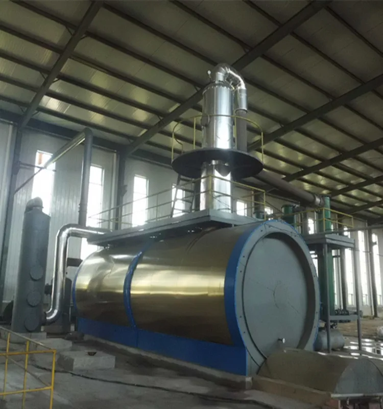 无污染塑料精炼石油蒸馏系统
